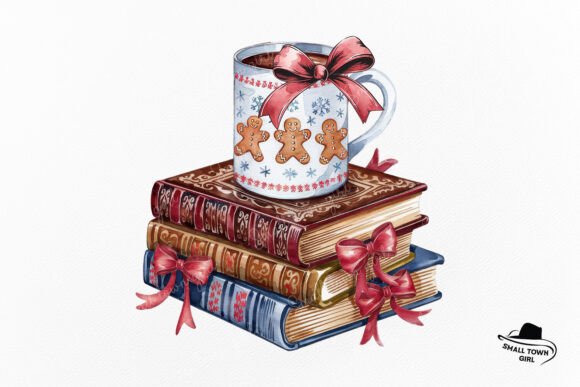 All Booked for Christmas Coquette Bow: Festive Charm for Creators