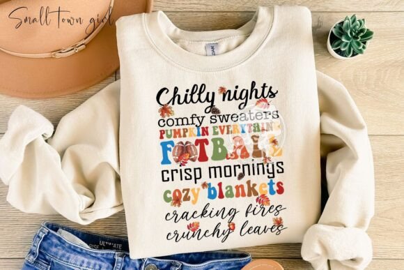 Cozy Autumn Vibes: Using Chilly Nights Fall Sublimation PNG