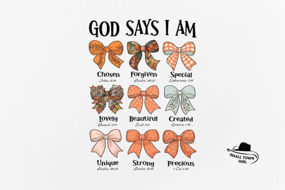 Embracing the Coquette Aesthetic with God Says I Am Coquette Bow Fall Png