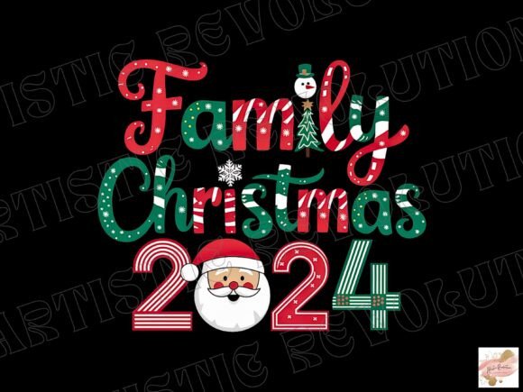 Family Christmas 2024 Png Christmas Crew: Your Design Asset for the Season