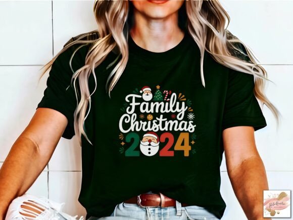 Family Christmas Crew 2024 PNG: Your Holiday Design Asset