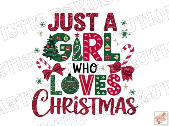 Girl Christmas Png Christmas Sublimation for Holiday Projects