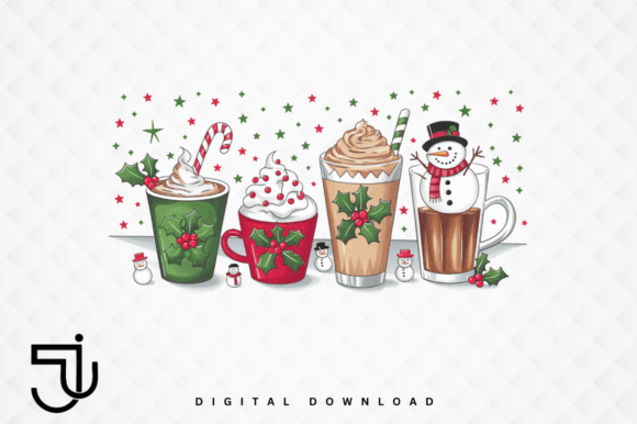Snowman Coffee Christmas Vintage PNG: A Designer's Guide
