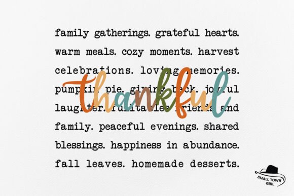 Thankful Thanksgiving Fall Quote Png: A Creative Asset for Autumn Projects