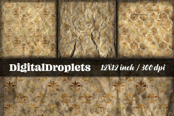 Timeless Texture: Using Vintage Damask Scrapbook Vol. 10