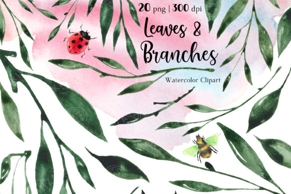 Why Watercolor Botanical Clip Art is a Designer's Secret Weapon